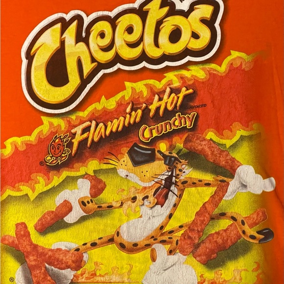 Flaming Hot Cheetos, size medium. - Picture 3 of 9